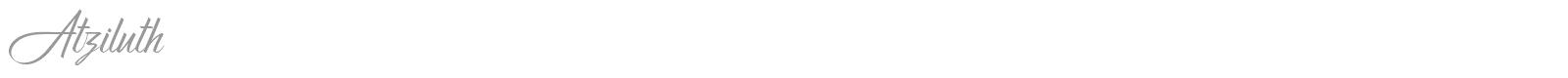 Atziluth font preview